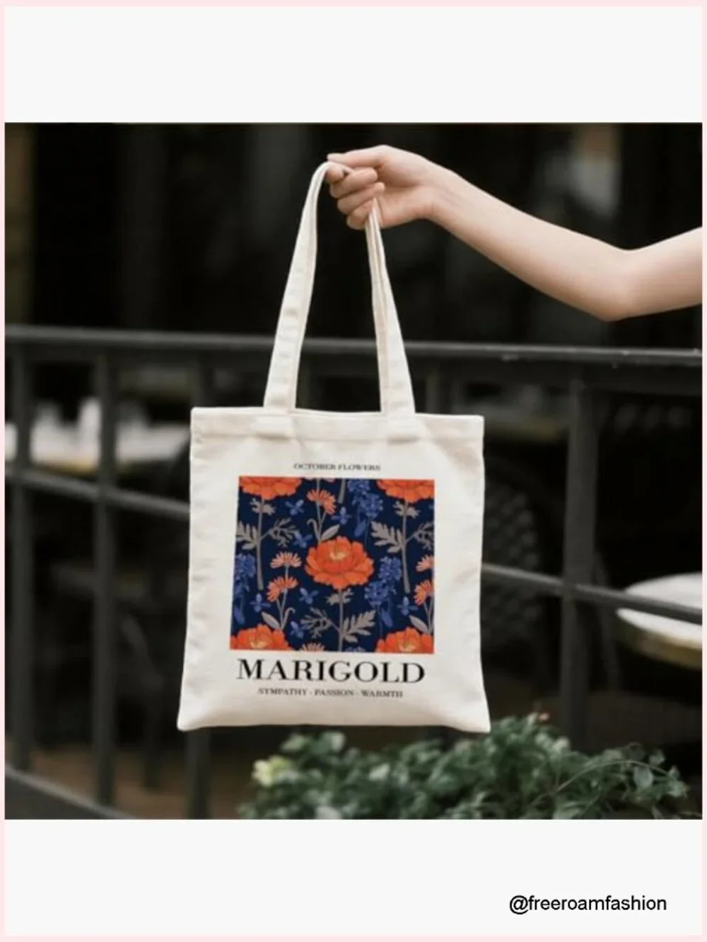Large Canvas Tote Bag Reusable Shoulder Bag for Travel Work Storage
